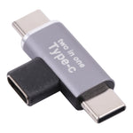 อะแดปเตอร์แปลง USB-C / Type-C ตัวเมียเป็น USB-C / Type-C ตัวผู้ + USB-C / Type-C ตัวผู้, ตัวเมีย Type-C เป็น ตัวผู้ Type-C