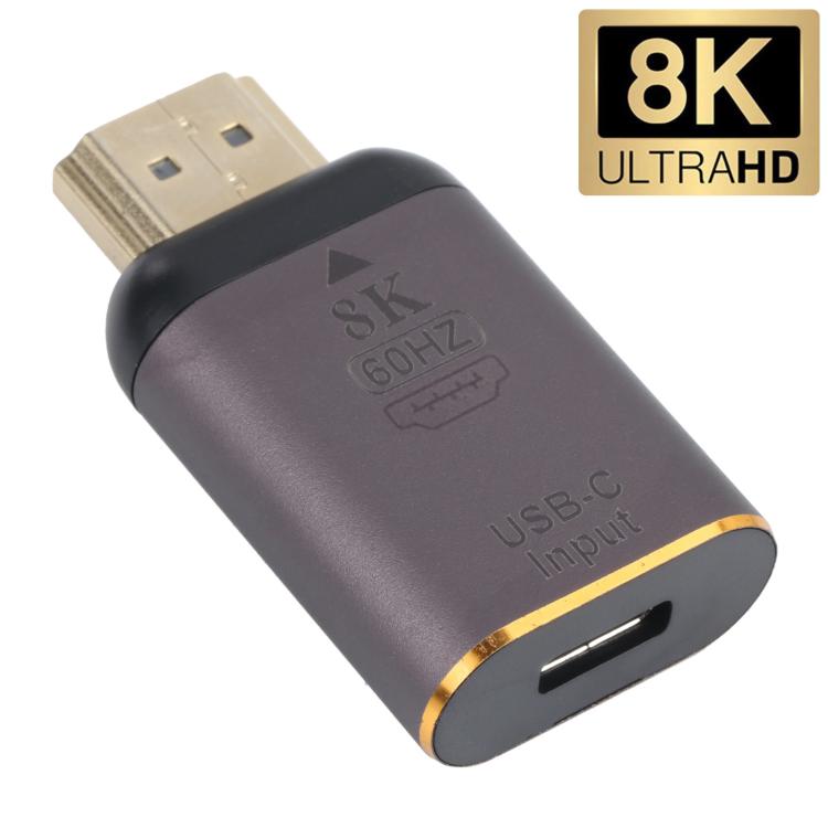 อะแดปเตอร์ 8K 60Hz USB-C / Type-C ตัวเมียเป็น HDMI ตัวผู้