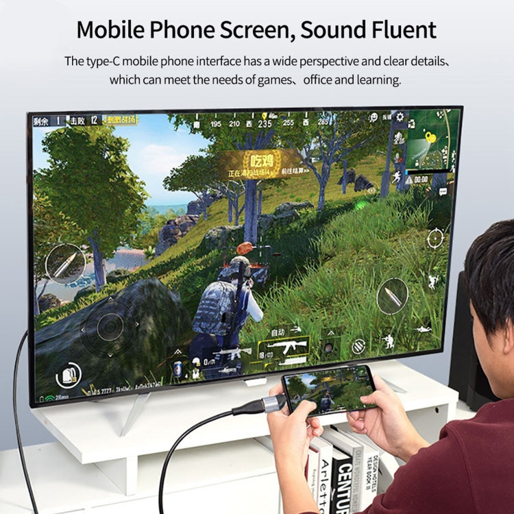 อะแดปเตอร์ 8K 60Hz HDMI ตัวเมียเป็น USB-C / Type-C ตัวผู้