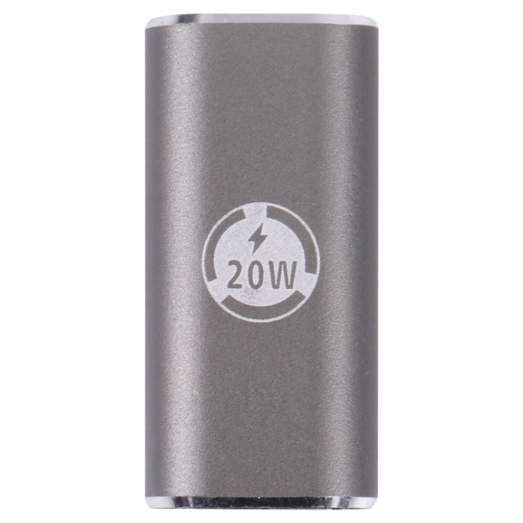 อะแดปเตอร์ชาร์จ 20W 8 Pin ตัวผู้เป็น USB-C / Type-C ตัวเมีย แบบข้อศอก