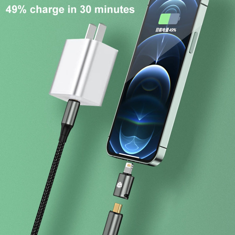อะแดปเตอร์ชาร์จ 20W 8 Pin ตัวผู้เป็น USB-C / Type-C ตัวเมีย แบบตรง