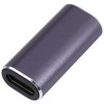 อะแดปเตอร์โลหะ USB-C / Type-C 4.0 ตัวเมียเป็นตัวเมีย ความเร็ว 40Gbps, Type-C 4.0 ตัวเมียเป็นตัวเมีย