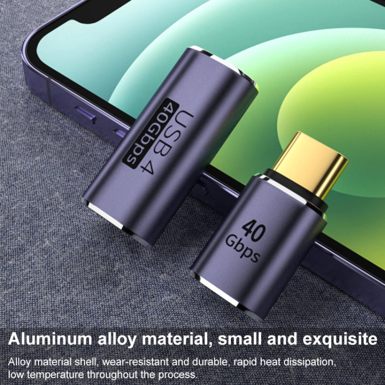 อะแดปเตอร์ USB-C / Type-C ตัวผู้เป็นตัวเมีย 40Gbps Type-C 4.0 M เป็น F