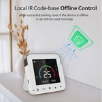 เครื่องควบคุมเครื่องปรับอากาศอินฟราเรดหน้าจอสีอัจฉริยะ WiFi NEO NAS-RT01W