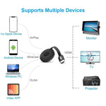 MiraScreen G2-4 ตัวรับสัญญาณ HDMI แสดงผลไร้สาย WiFi Airplay Miracast DLNA 1080P HD TV Stick, G2-4