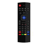 รีโมทคอนโทรลคีย์บอร์ดไร้สายเมาส์อากาศ 2.4GHz รุ่น MX3 พร้อมเสียงและไจโรสโคป