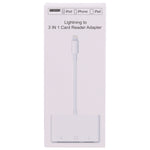 เครื่องอ่านการ์ด 3 in 1 CF / TF / SD สำหรับอุปกรณ์ 8 Pin รุ่น NK-1011