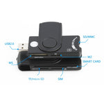 Rocketek SCR10 ตัวอ่านการ์ดสมาร์ท USB2.0 / SD / TF / M2 / MS / SIM, SCR10