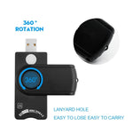 Rocketek SCR10 ตัวอ่านการ์ดสมาร์ท USB2.0 / SD / TF / M2 / MS / SIM, SCR10