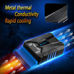 พัดลมระบายความร้อนแล็ปท็อปแบบพกพา Ice Troll 5 COOLCOLD ปรับความเร็วได้ ประสิทธิภาพสูง พร้อมตัวควบคุม AC 220V (สีดำ)
