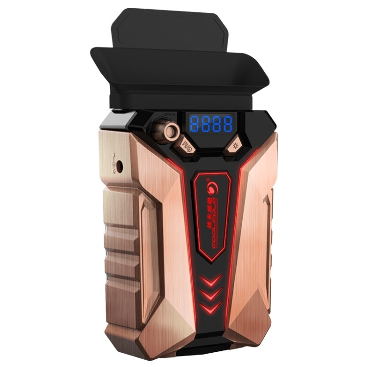 พัดลมระบายความร้อนแล็ปท็อป Ice Troll 7 COOLCOLD แบบเทอร์โบ รุ่นเงียบพิเศษ AC 220V (สีบรอนซ์)