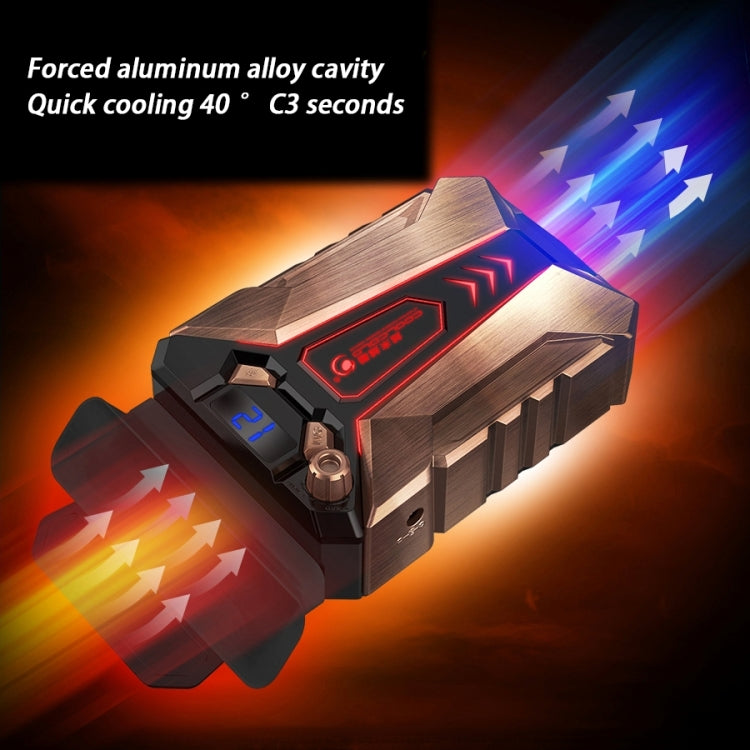พัดลมระบายความร้อนแล็ปท็อป Ice Troll 7 COOLCOLD แบบเทอร์โบ รุ่นเงียบพิเศษ AC 220V (สีบรอนซ์)