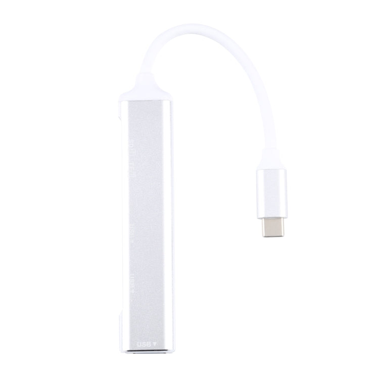 แท่นต่อ USB-C / Type-C 3.1 5 in 1 พร้อมช่องเสียบการ์ด SD / TF และพอร์ต USB 3.0 จำนวน 3 ช่อง, USB-C / Type-C 3.1