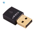 EDUP EP-AC1619 การ์ดเครือข่าย WiFi แบบ USB ไร้สาย 600Mbps 2.4G / 5.8Ghz 150M+433M สองย่านความถี่ สำหรับโน้ตบุ๊ก / แล็ปท็อป / พีซี, EP-AC1619 600Mbps (สีขาว), EP-AC1619 600Mbps (สีดำ)