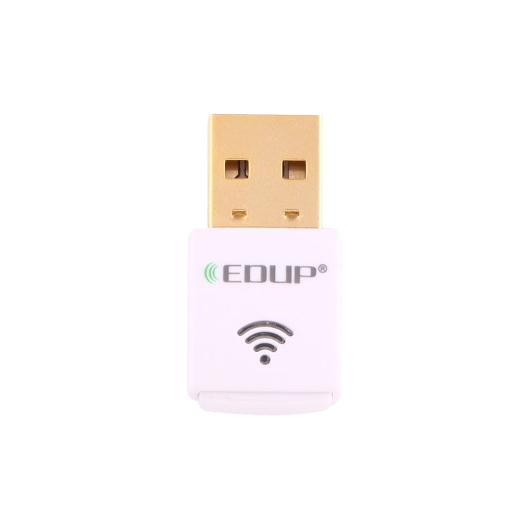EDUP EP-AC1619 การ์ดเครือข่าย WiFi แบบ USB ไร้สาย 600Mbps 2.4G / 5.8Ghz 150M+433M สองย่านความถี่ สำหรับโน้ตบุ๊ก / แล็ปท็อป / พีซี, EP-AC1619 600Mbps (สีขาว), EP-AC1619 600Mbps (สีดำ)