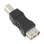 อะแดปเตอร์ USB 2.0 A ตัวเมียเป็น USB B ตัวผู้, USB AF เป็น USB BM