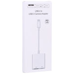 S-211 อะแดปเตอร์กล้อง 2 in 1 USB-C / Type-C ตัวผู้เป็น Type-C + USB ตัวเมีย, S-211