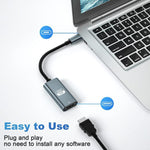 TH001 อะแดปเตอร์ USB-C / Type-C ตัวผู้เป็น HDTV ตัวเมีย 4K UHD, TH001 (สีเทา), TH001 (สีแดง)