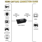 HD003 USB 3.0 HDMI 4K HD Audio & Video Capture Card Device, USB3.0 Arc