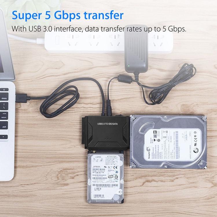 อะแดปเตอร์ SATA / IDE เป็น USB 3.0 สำหรับฮาร์ดไดรฟ์ 2.5 / 3.5 นิ้ว สายแปลง, ปลั๊ก US, PC2404, PC2404AU, PC2404EU, PC2404UK