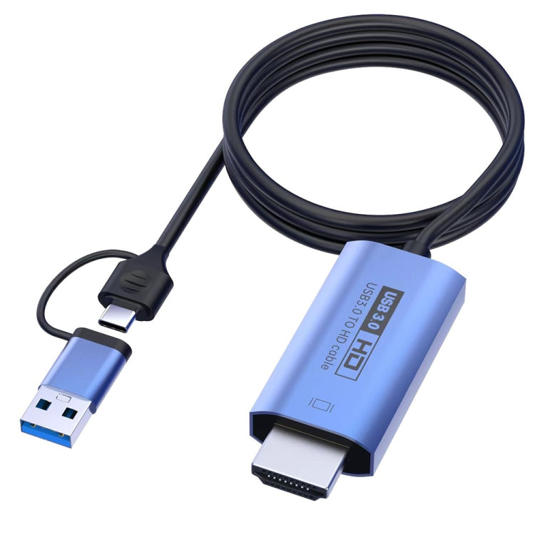 สายอะแดปเตอร์ V05E USB 3.0 + USB-C / Type-C เป็น HDMI, V05E