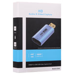 Z26A การ์ดจับภาพวิดีโอ HD HDMI/F ตัวเมียเป็น USB 3.0/M ตัวผู้, Z26A