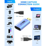Z26A การ์ดจับภาพวิดีโอ HD HDMI/F ตัวเมียเป็น USB 3.0/M ตัวผู้, Z26A