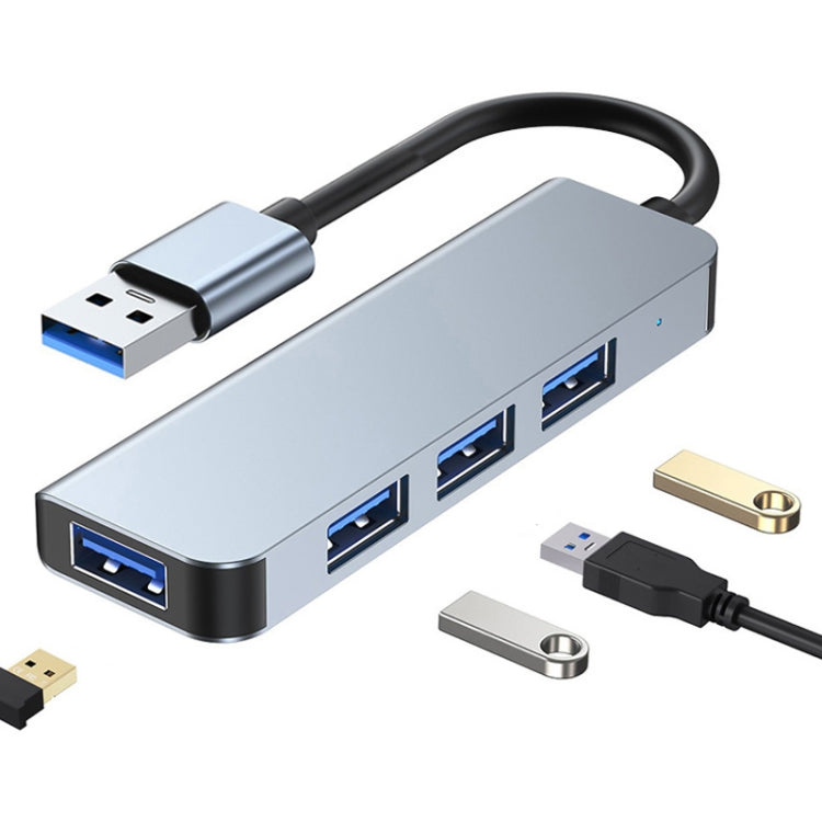 อะแดปเตอร์ HUB USB 4 in 1 เป็น USB 3.0 x4 สายยาว 1.2 เมตร รุ่น BYL-2013U3 12 ซม.