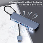 อะแดปเตอร์ HUB USB 4 in 1 เป็น USB 3.0 x4 สายยาว 1.2 เมตร รุ่น BYL-2013U3 12 ซม.