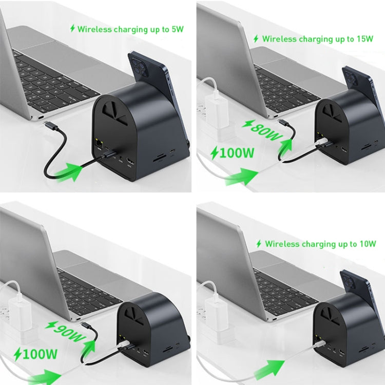 อะแดปเตอร์ HUB USB-C / Type-C 10 in 1 รุ่น BYL-2211 รองรับชาร์จโทรศัพท์