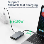 อะแดปเตอร์ HUB USB-C / Type-C 7 in 1 เป็น USB รุ่น BYL-2111U3