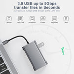 อะแดปเตอร์ HUB USB-C / Type-C 7 in 1 เป็น USB รุ่น BYL-2111U3