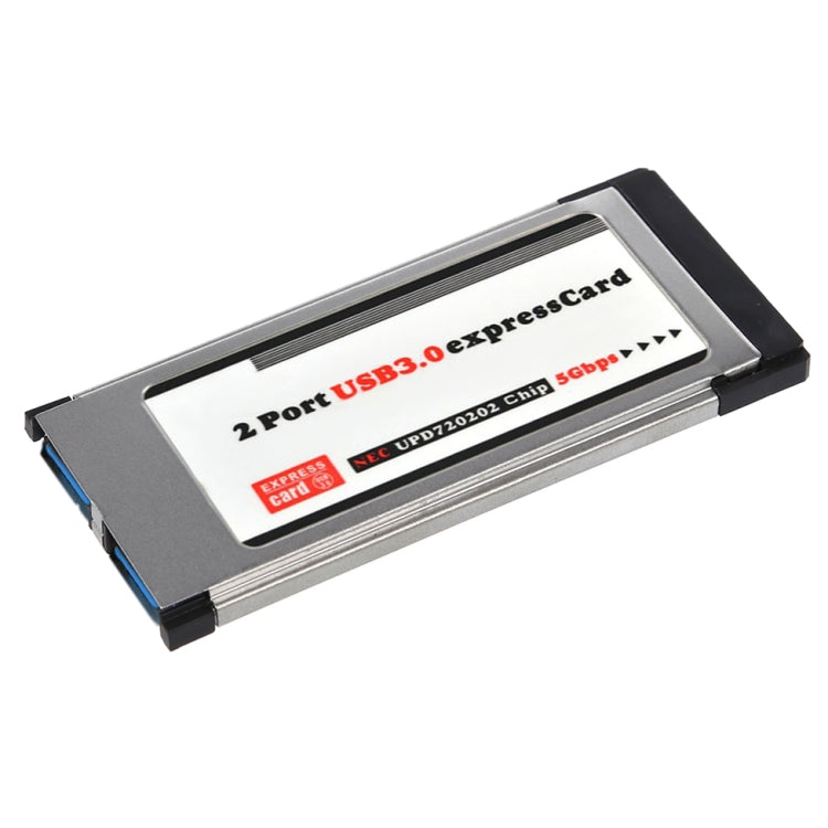 การ์ดขยาย PCI 2 พอร์ต USB 3.0 5Gbps ขนาด 34 มม. สำหรับแล็ปท็อป / โน้ตบุ๊ก