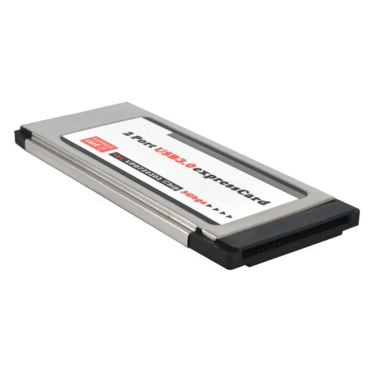 การ์ดขยาย PCI 2 พอร์ต USB 3.0 5Gbps ขนาด 34 มม. สำหรับแล็ปท็อป / โน้ตบุ๊ก