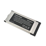 การ์ดขยาย PCI 2 พอร์ต USB 3.0 5Gbps ขนาด 34 มม. สำหรับแล็ปท็อป / โน้ตบุ๊ก