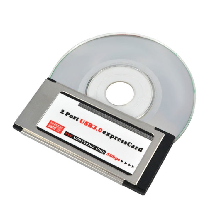 การ์ดขยาย PCI 2 พอร์ต USB 3.0 5Gbps ขนาด 34 มม. สำหรับแล็ปท็อป / โน้ตบุ๊ก