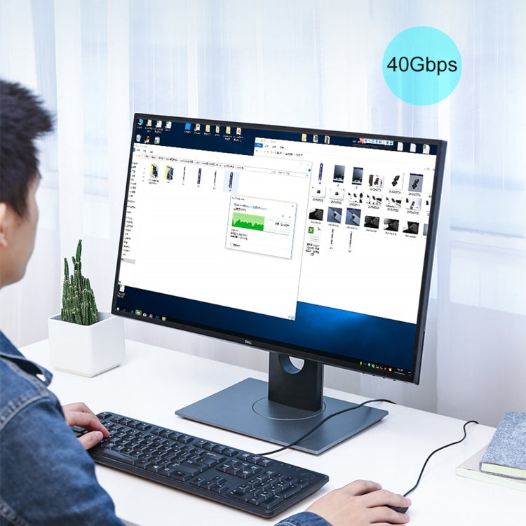 สายแลน CAT8 ความยาว 7.6 ม. สำหรับคอมพิวเตอร์ สวิตช์ เราเตอร์ RJ45