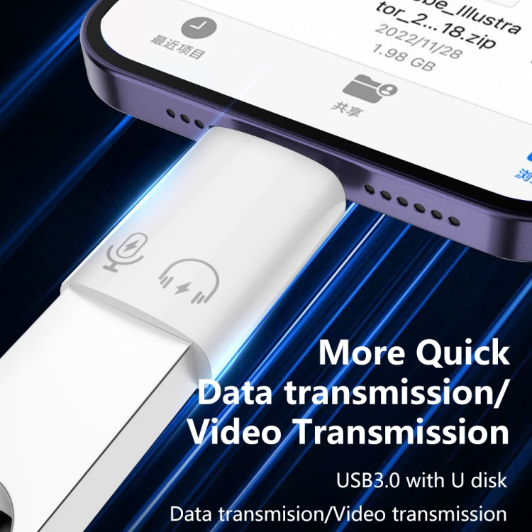 อะแดปเตอร์ 8 Pin เป็น USB 3.0 OTG, 8 Pin เป็น USB 3.0