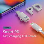 อะแดปเตอร์ 8 พิน ตัวเมียเป็น USB-C / Type-C ตัวผู้ Gen3 รองรับชาร์จเร็ว PD, Gen3