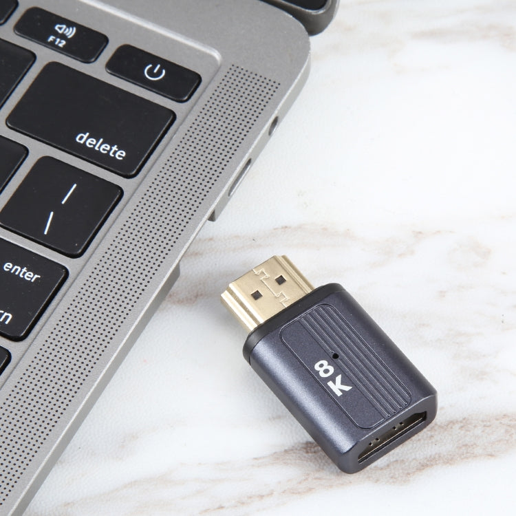 อะแดปเตอร์ HDMI ตัวเมีย 8K 60Hz เป็น DP ตัวผู้