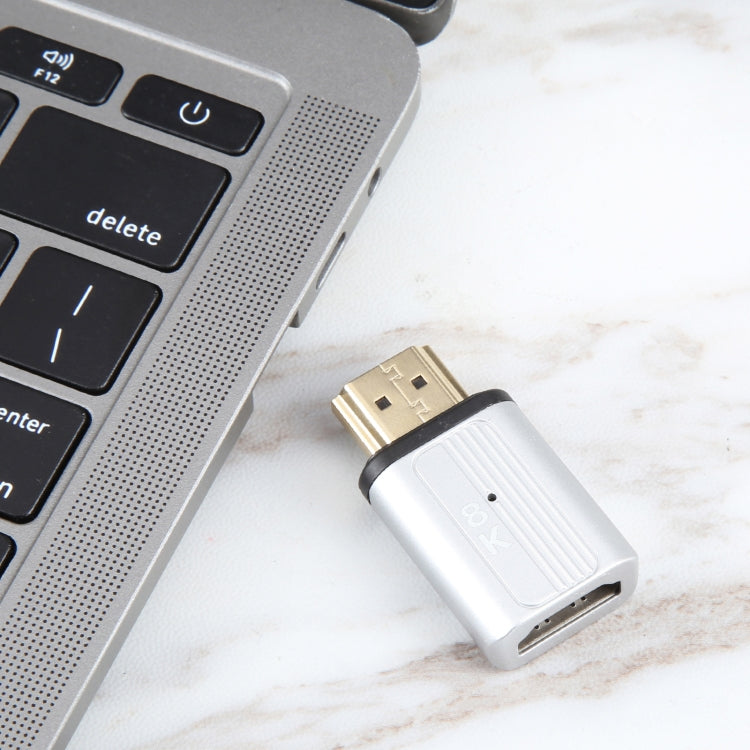 อะแดปเตอร์ HDMI ตัวเมีย 8K 60Hz เป็น DP ตัวผู้
