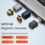 อะแดปเตอร์ HDMI ตัวเมีย 8K 60Hz เป็น DP ตัวผู้
