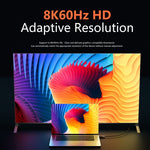 อะแดปเตอร์ HDMI ตัวเมีย 8K 60Hz เป็น DP ตัวผู้