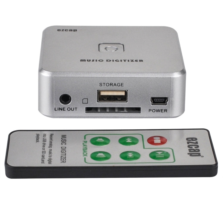 การ์ดอะแดปเตอร์บันทึกเสียง EZCAP241, เสียงอนาล็อก RCA R/L 3.5 มม. เป็น MP3 ตัวแปลงดิจิไทเซอร์เพลง