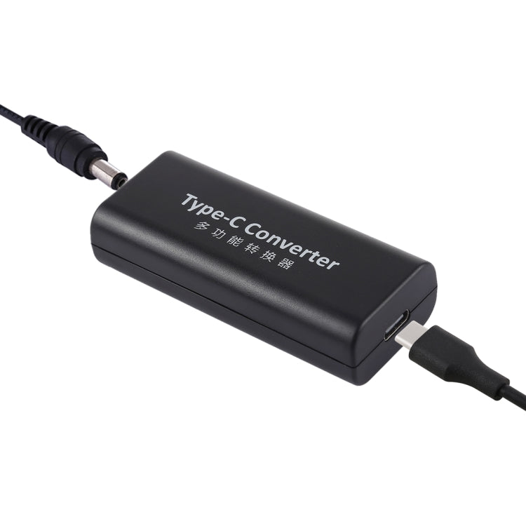 อะแดปเตอร์แจ็คไฟ DC 5.5 x 2.1 มม. ตัวเมียไปยัง USB-C / Type C ตัวเมีย พร้อมสาย USB-C / Type C ยาว 30 ซม. ขนาด 5.5x2.1 มม.