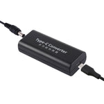 อะแดปเตอร์แจ็คไฟ DC 5.5 x 2.1 มม. ตัวเมียไปยัง USB-C / Type C ตัวเมีย พร้อมสาย USB-C / Type C ยาว 30 ซม. ขนาด 5.5x2.1 มม.