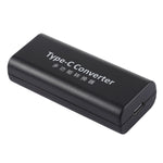 อะแดปเตอร์แจ็คไฟ DC 5.5 x 2.1 มม. ตัวเมียไปยัง USB-C / Type C ตัวเมีย พร้อมสาย USB-C / Type C ยาว 30 ซม. ขนาด 5.5x2.1 มม.