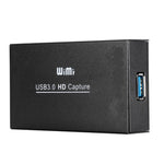 WIMI EC288 อุปกรณ์จับภาพวิดีโอ USB 3.0 HDMI 1080P กล่องสตรีม, ไม่ต้องติดตั้งไดรเวอร์