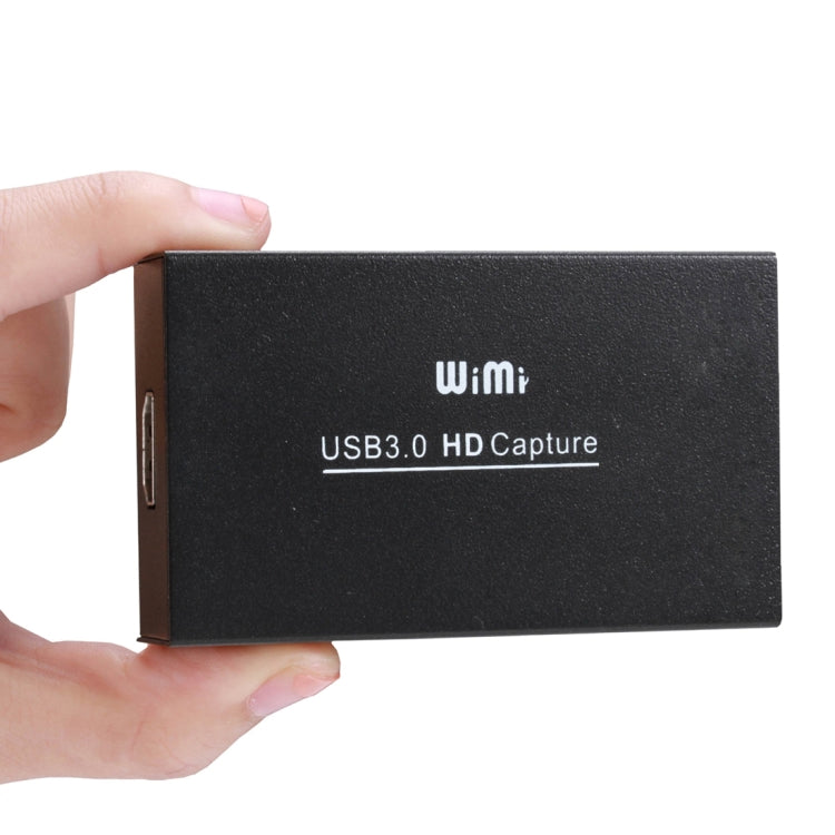 WIMI EC288 อุปกรณ์จับภาพวิดีโอ USB 3.0 HDMI 1080P กล่องสตรีม, ไม่ต้องติดตั้งไดรเวอร์