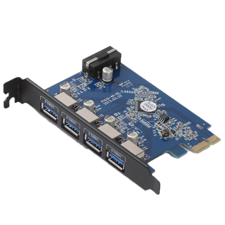ORICO PVU3-4P การ์ด PCI Express USB3.0 4 พอร์ตสำหรับเดสก์ท็อป, USB3.0 4 พอร์ต